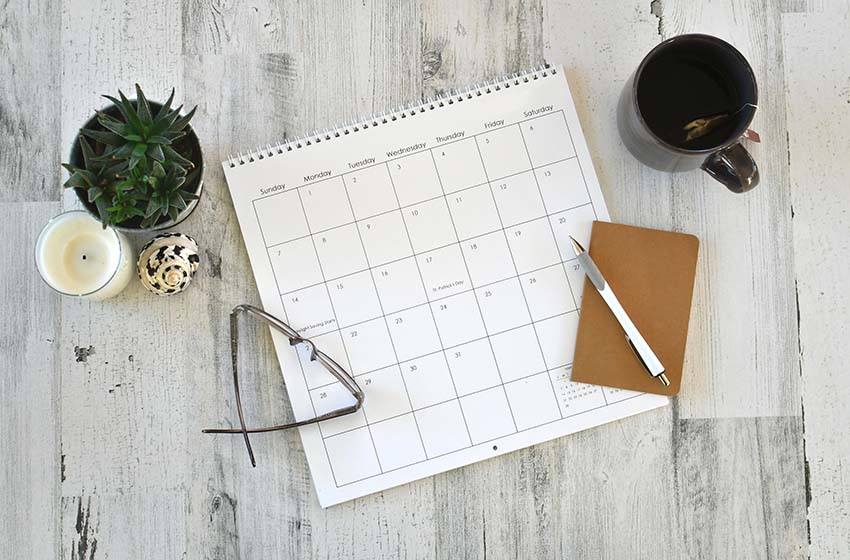 Double-sided calendar