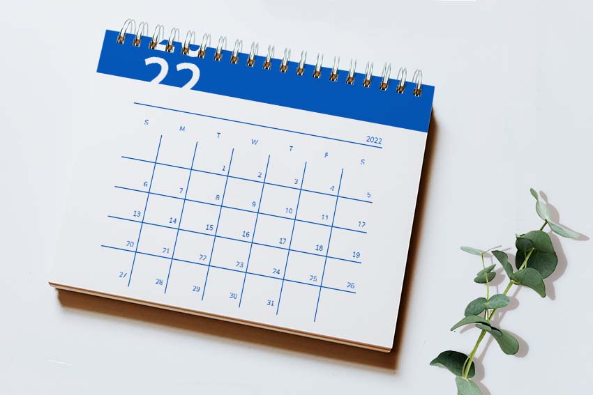 Double-sided calendar