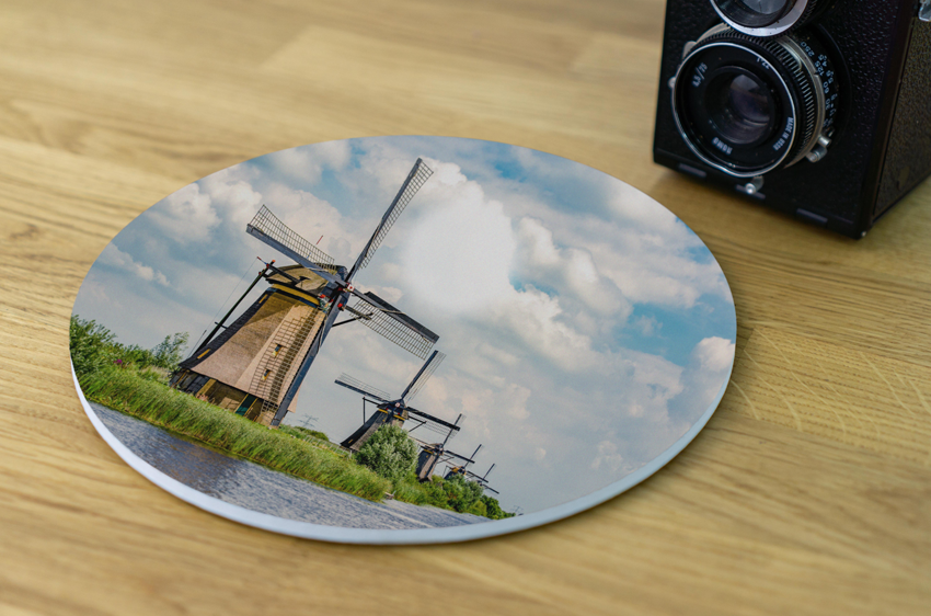 Photo tiles round